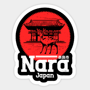 Nara, Japan City Vintage Sticker